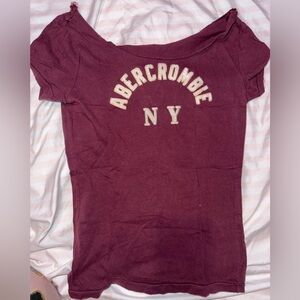VINTAGE Abercrombie & Fitch logo Tee Y2K New York .A&F rare